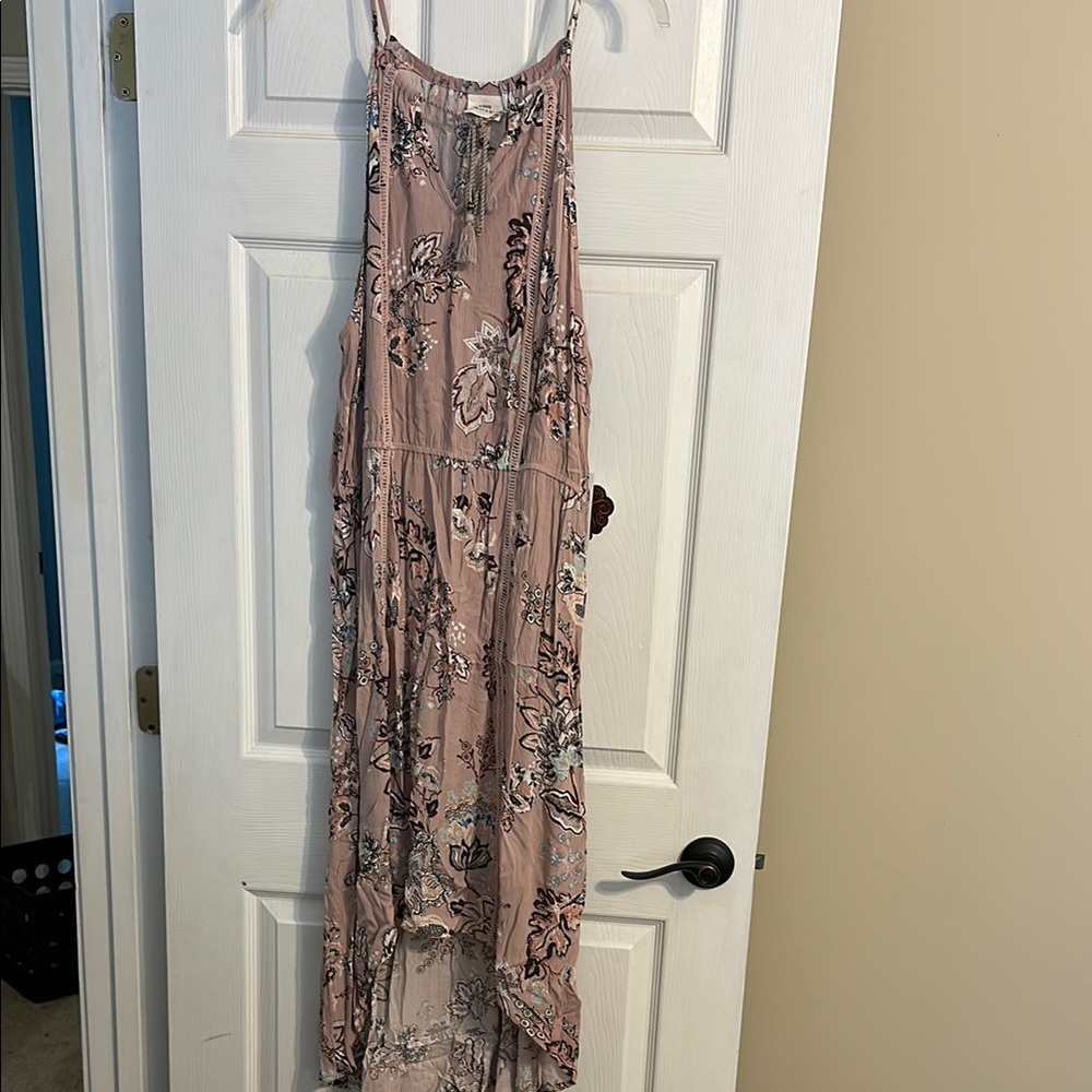 Knox Rose Pink Ruffled Tiered Sundress